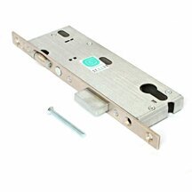 Замок врезной Гардиан "Profi" 45.11P.16 (б/ц) с роликом